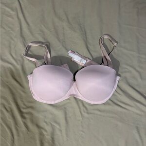 Tan T-Shirt Bra w/ Padding + Underwire Support